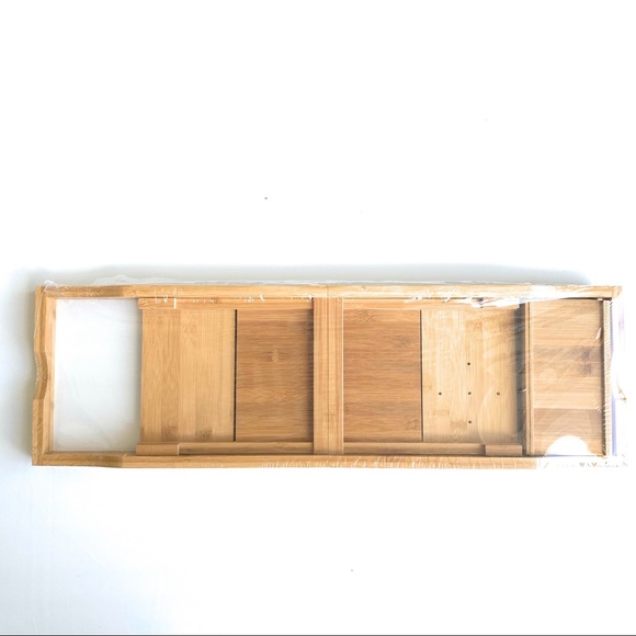 Expandable Bamboo Bathtub Caddy Tray - Picture 6 of 6